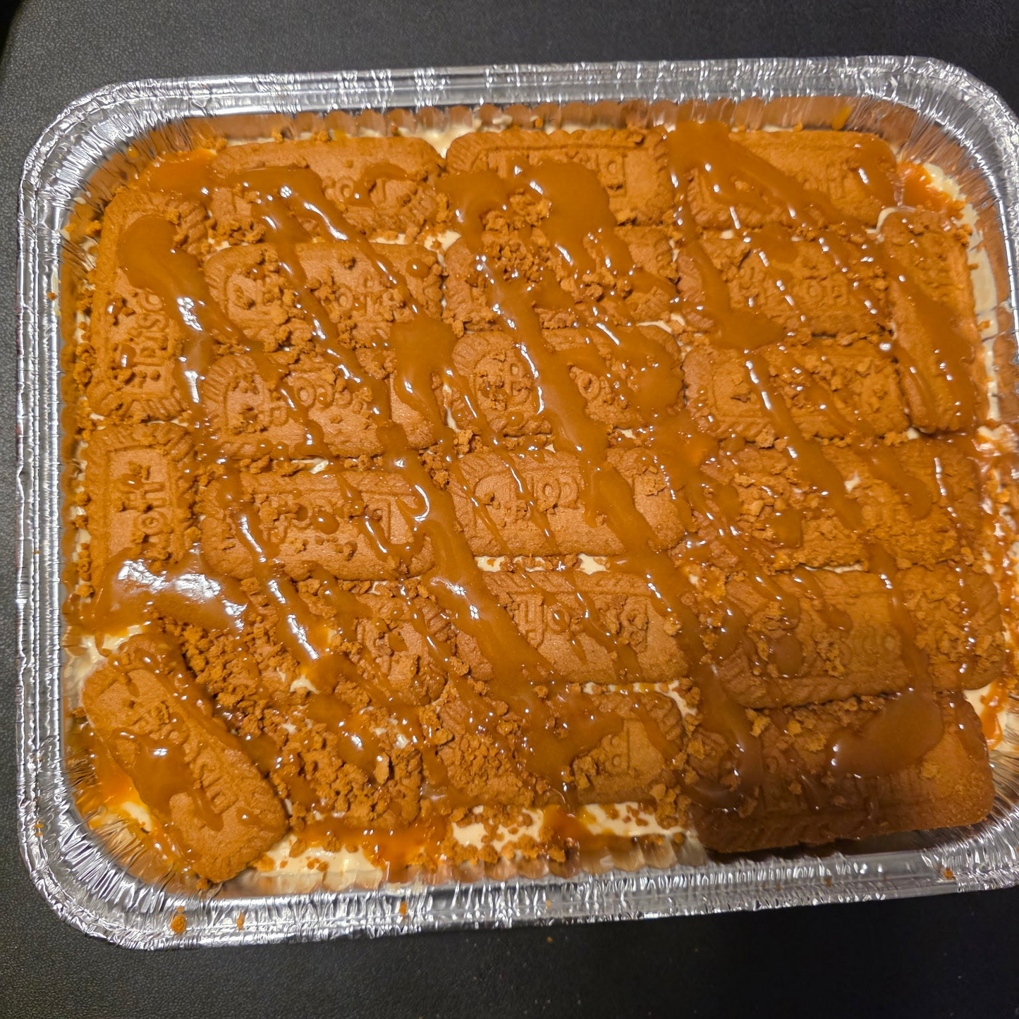Biscoff Cookie Butter Pudding