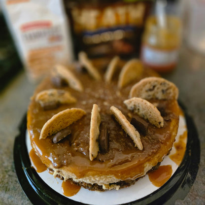 Caramel Toffee Crunch Cheesecake